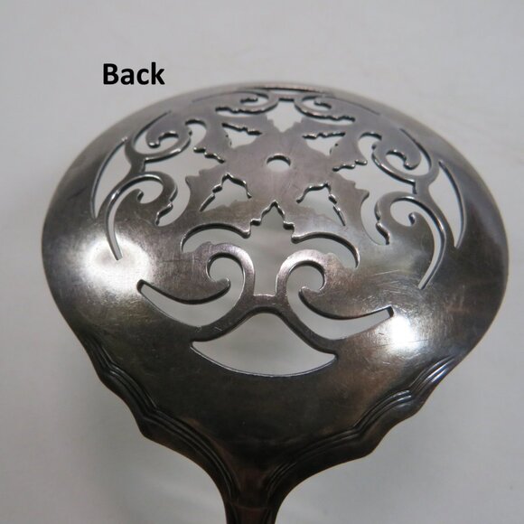 Wm. A. Rogers Bon Bon Spoon Pierced Cut OLD SOUTH or Magnolia Silver Plate - Picture 4 of 13